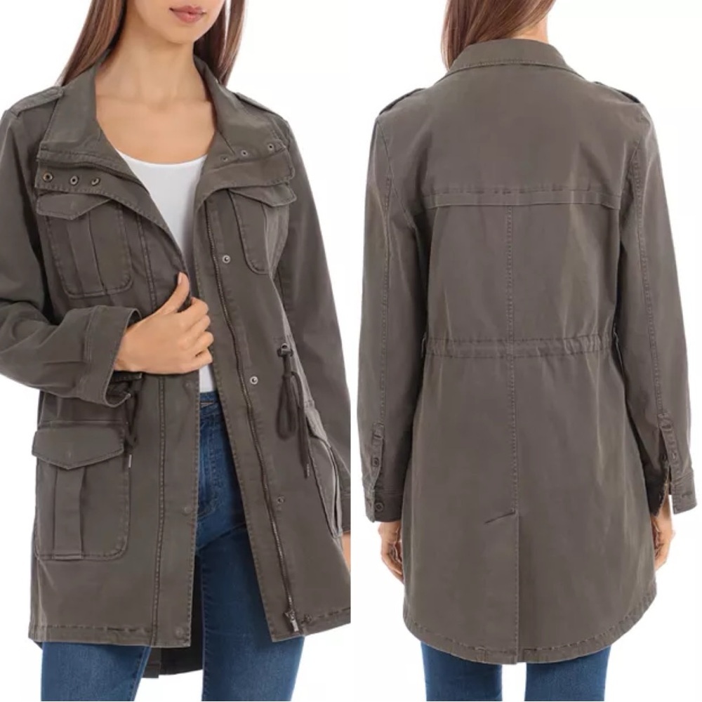 Bagatelle Green Anorak Utility Jacket